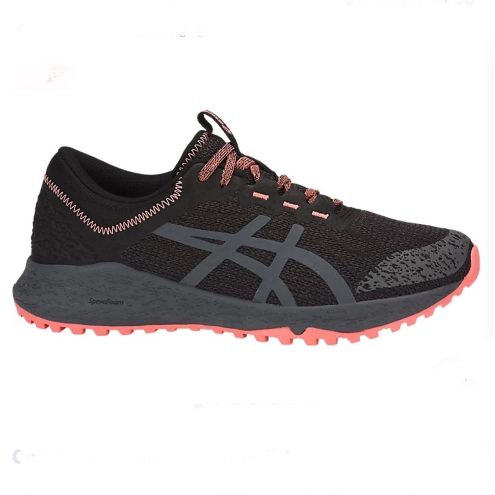 ASICS Alpine XT Women Trail Running Shoes Size 7.5 Black Pink Athletic Sneakers⁠
